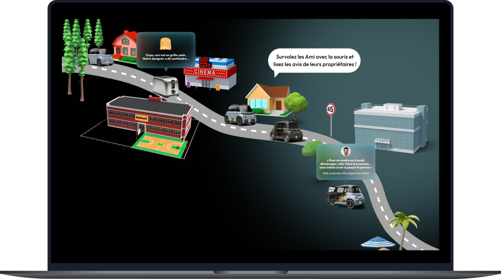 Animation des avis au hover