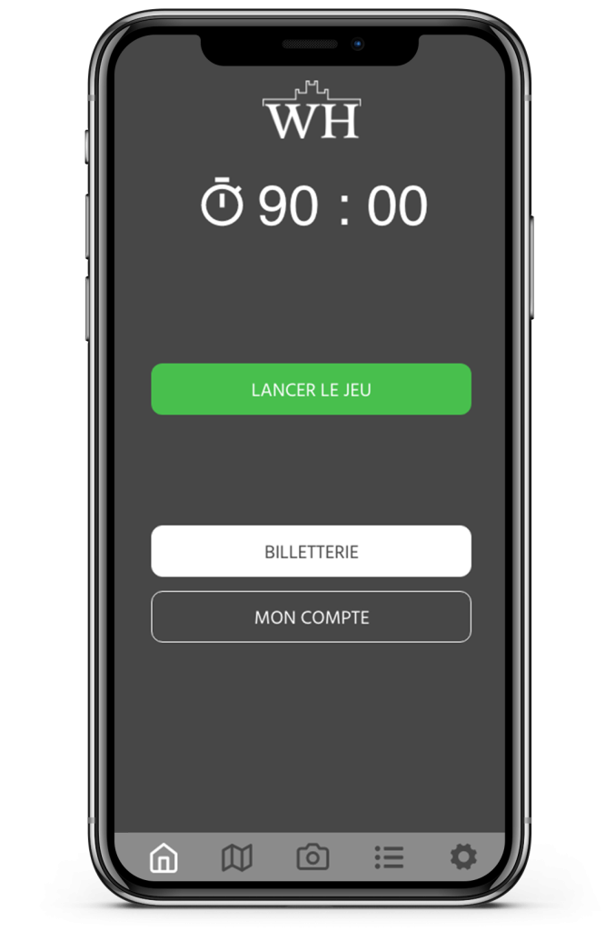 Lancement du jeu sur place